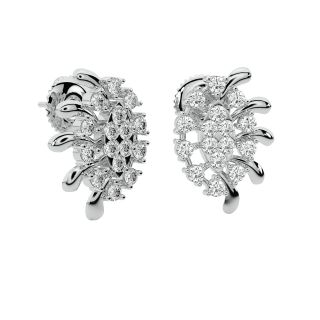 Oliver Round Diamond Stud Earrings